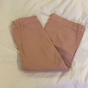 Madewell Emmett wide leg crop high waisted pants size 29
